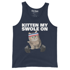 Kitten My Swole On Tank Top
