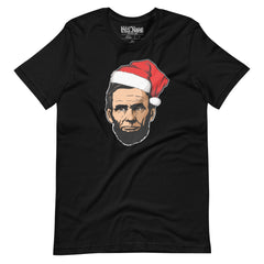 Abraham Lincoln with Santa Hat t-shirt