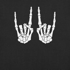 Skeleton Devil Hand Horns t-shirt