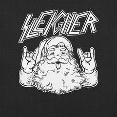 Devil Hand Horns Sleigher Santa t-shirt