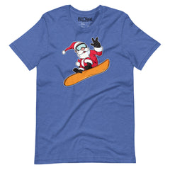 Snowboarding Santa t-shirt