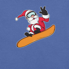 Snowboarding Santa t-shirt
