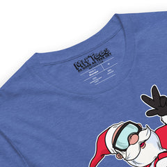 Snowboarding Santa t-shirt