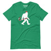 Christmas Bigfoot with Santa Hat t-shirt