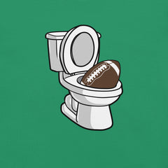 Football in the toilet funny Fantasy Football t-shirt