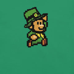 Super Pixalated Leprechaun funny St Patrick's Day T-Shirt