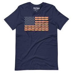 Patriotic Hot Dog USA Flag T-Shirt