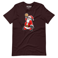 Slam Dunking Santa Claus T-shirt