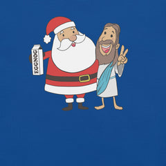 Santa Claus and Jesus Best Friends t-shirt