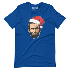 Abraham Lincoln with Santa Hat t-shirt