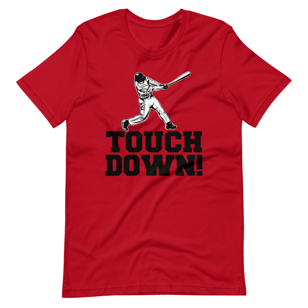 Touchdown Funny T Shirt Funny Baseball T-shirt Funny Ironic 