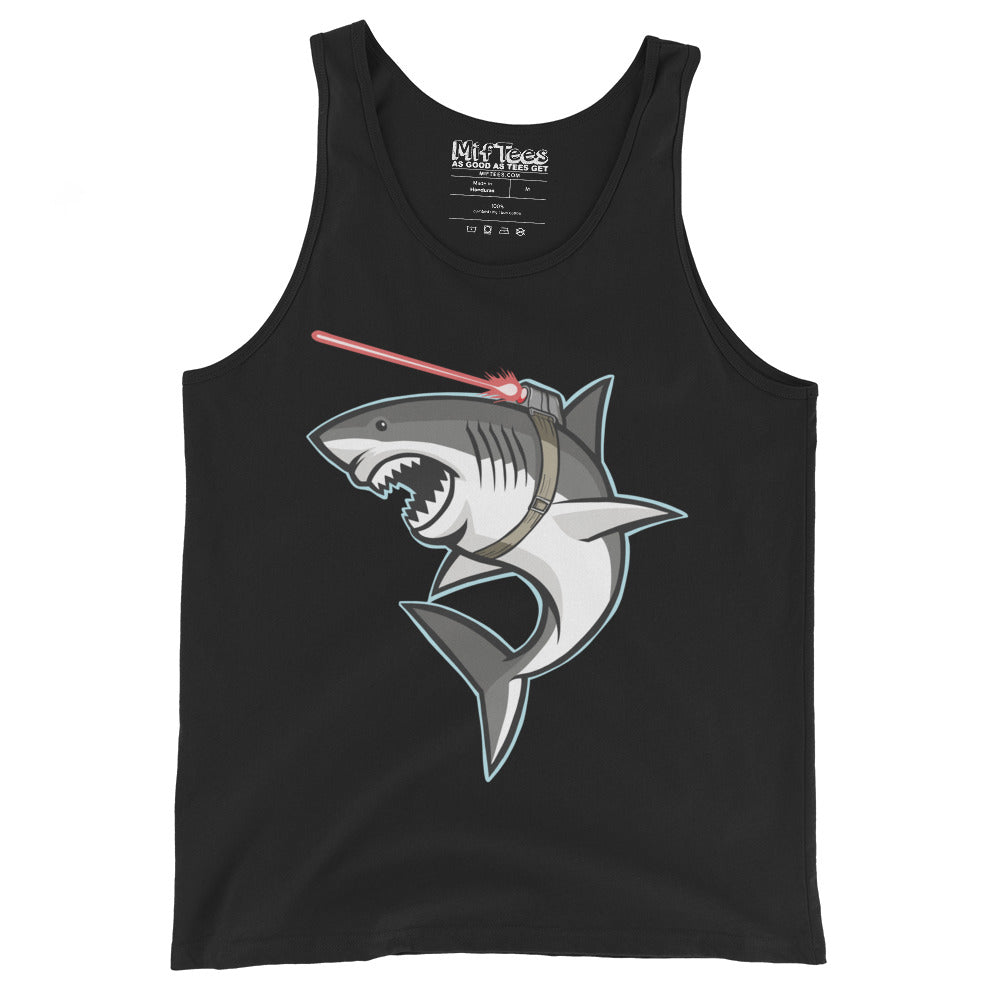 Shark with Laser Beam Tank Top