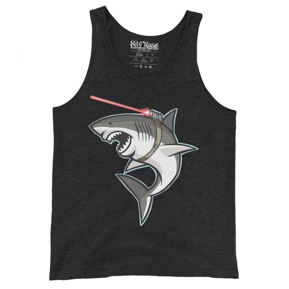 Shark with Laser Beam Tank Top