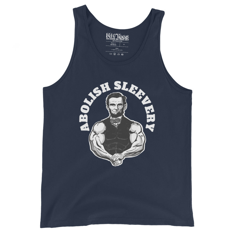 Abraham Lincoln Abolish Sleevery tank top