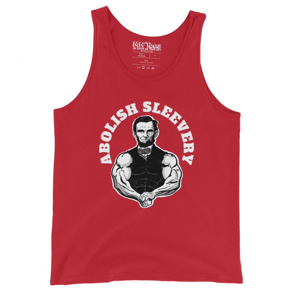 Abraham Lincoln Abolish Sleevery tank top