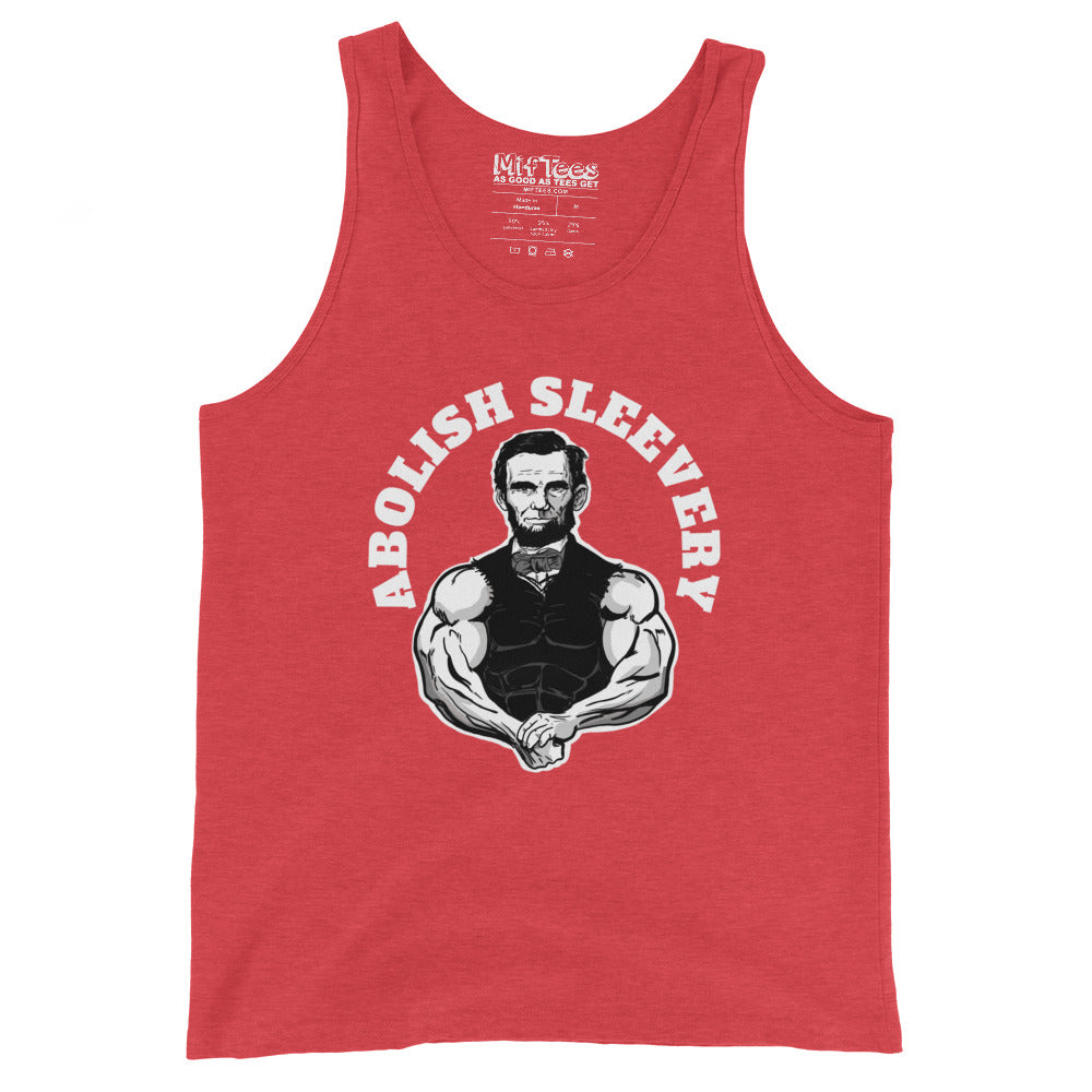 Abraham Lincoln Abolish Sleevery tank top