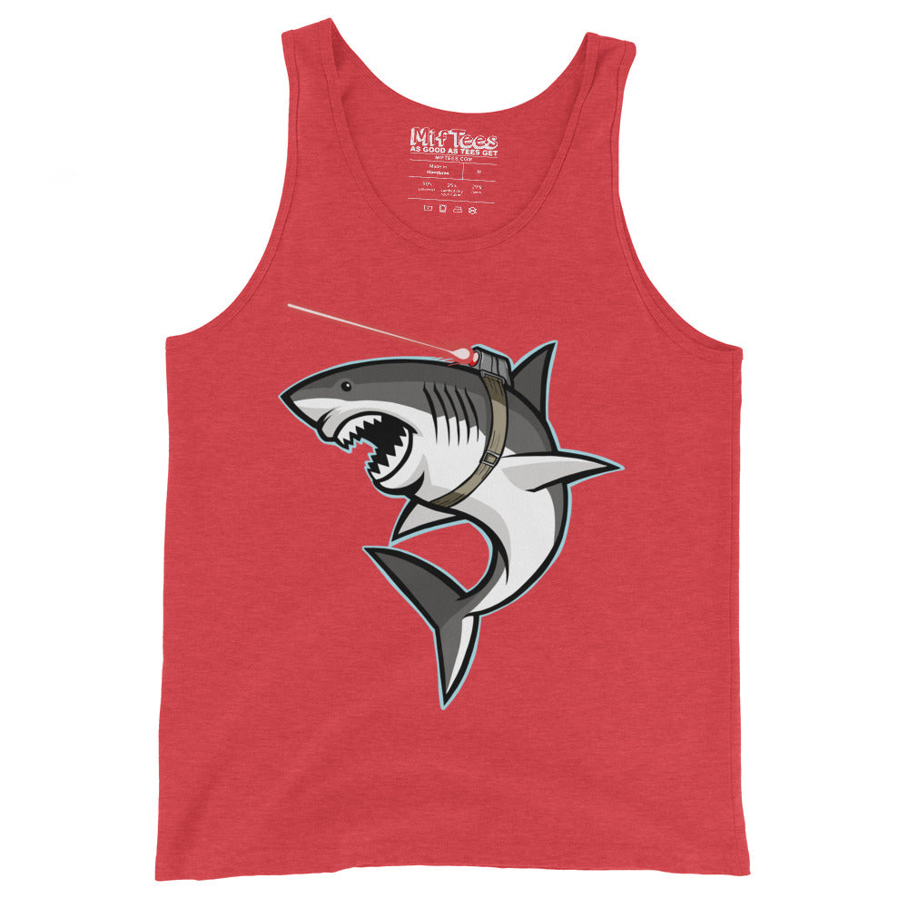 Shark with Laser Beam Tank Top