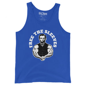 Free the Sleeves funny Abraham Lincoln Abolish Sleevery Tank Top