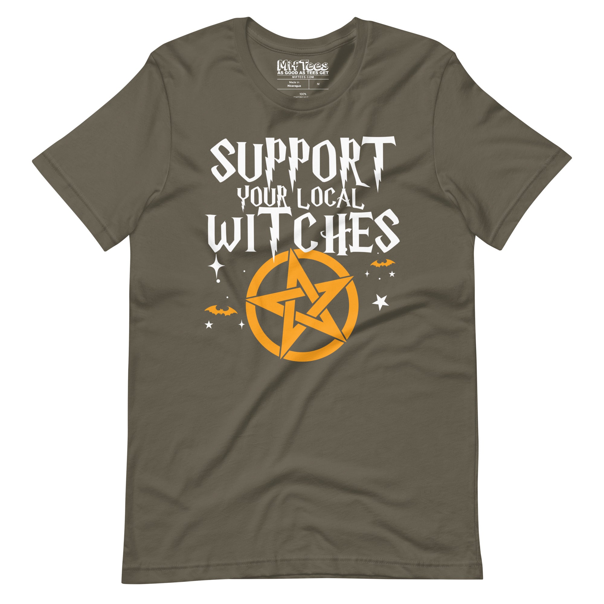 Support Your Local Witches funny Halloween Witch T-Shirt