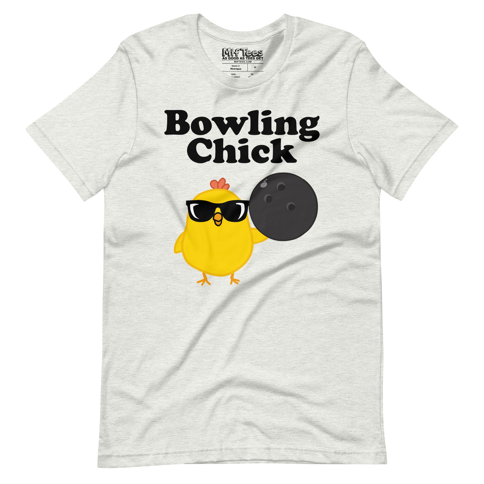 Bowling Chick with Sunglasses t-shirt