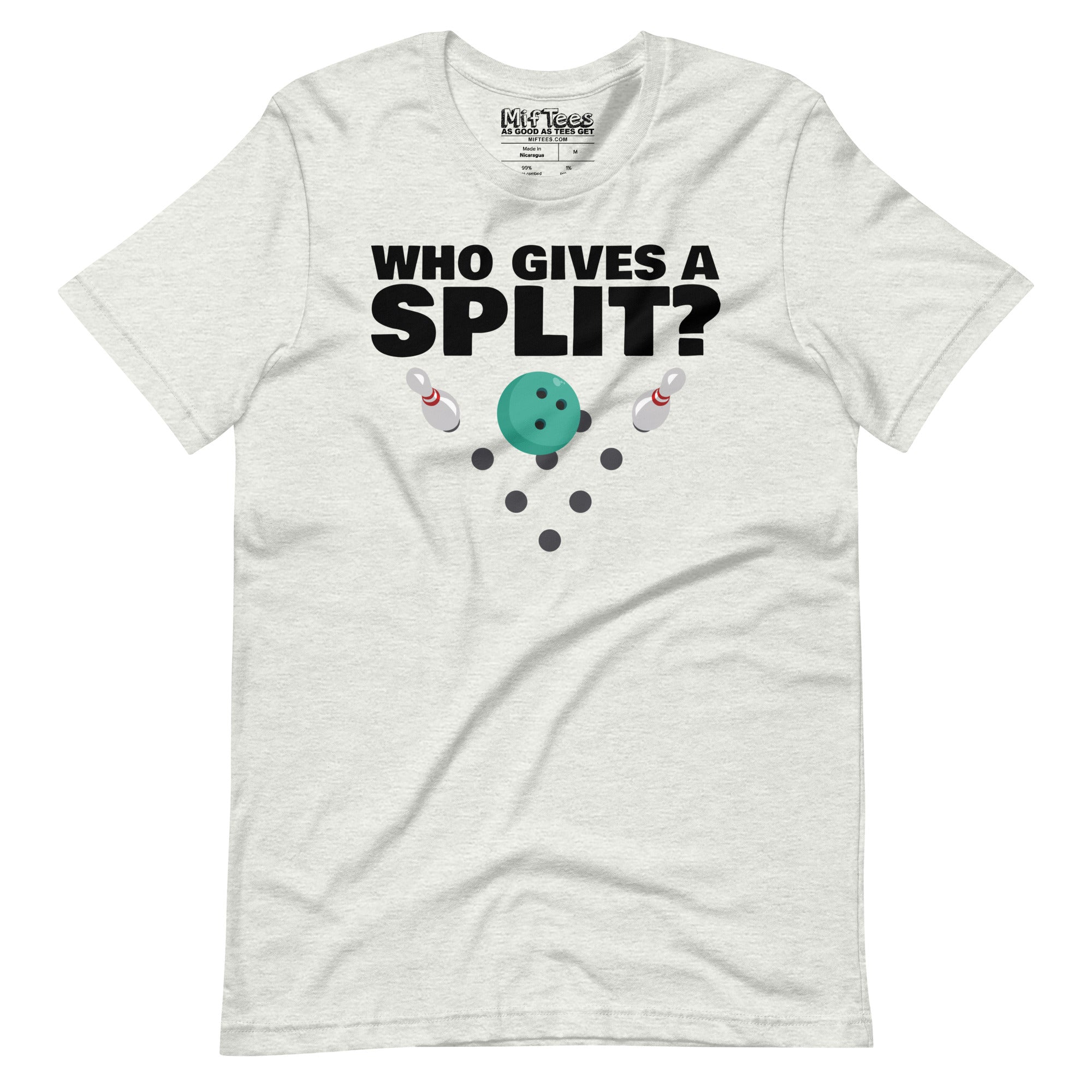 Who gives a Split Bowling t-shirt