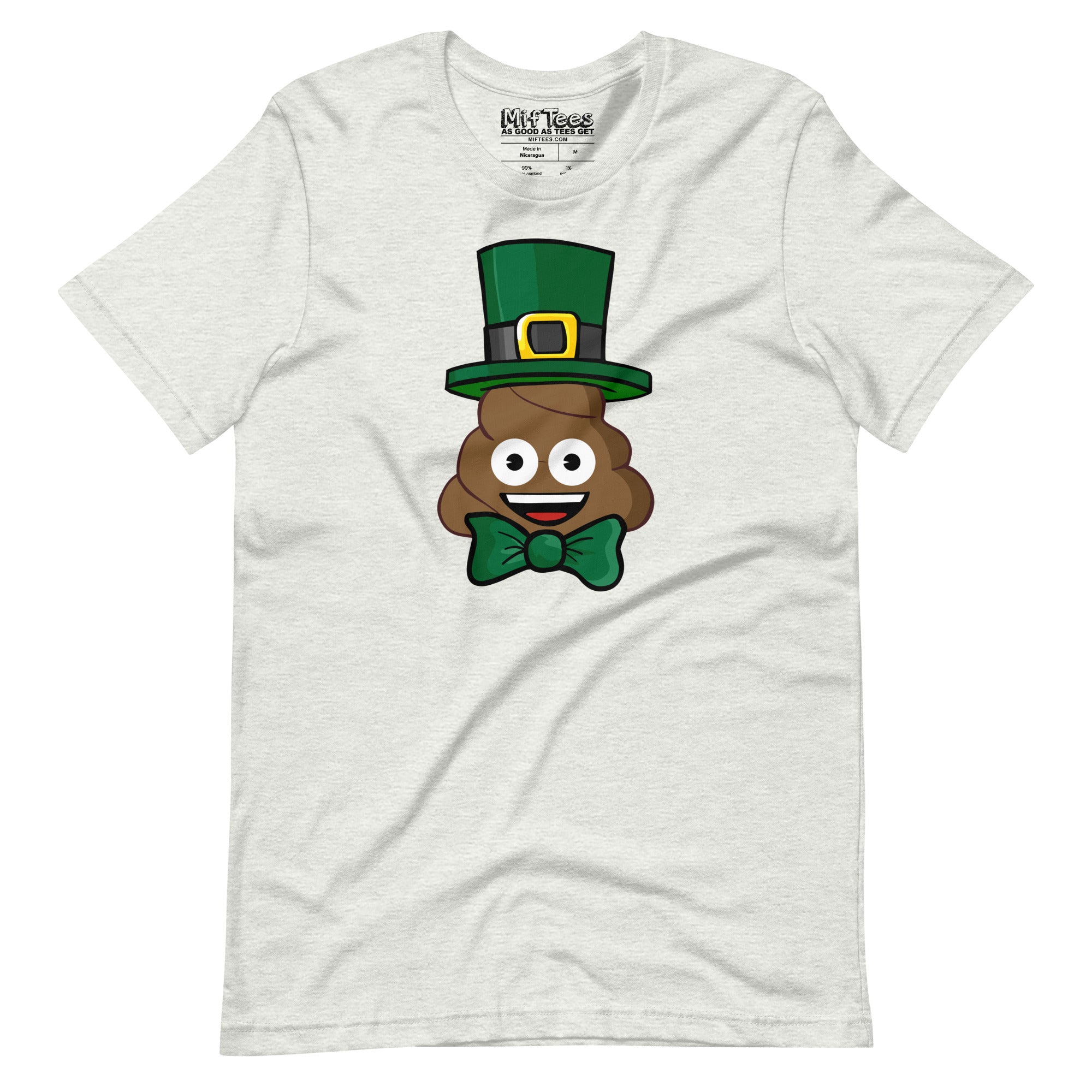 St Patrick's Day Poop funny St patricks day poop emoji T-Shirt