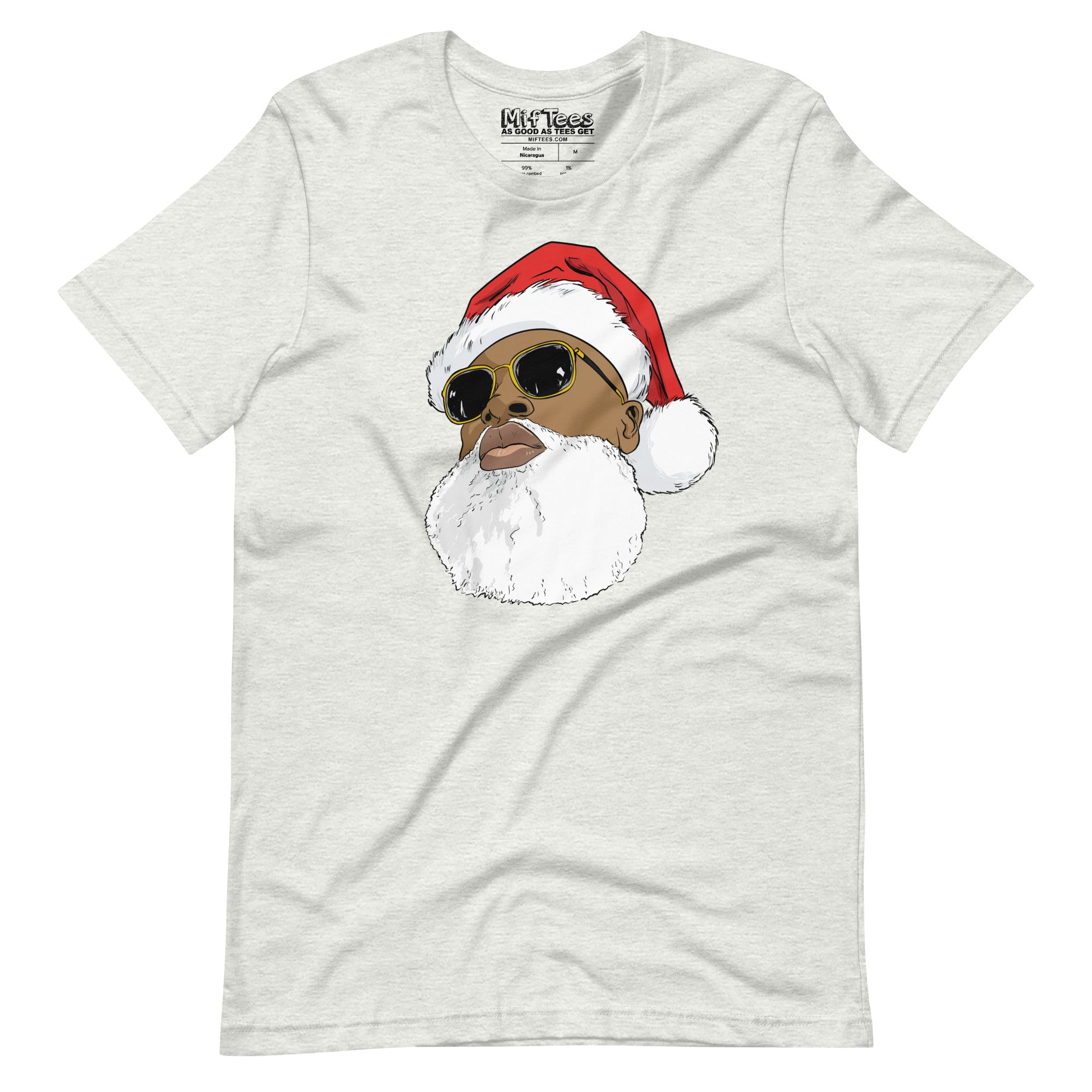 Black Santa Claus with Sunglasses t-shirt