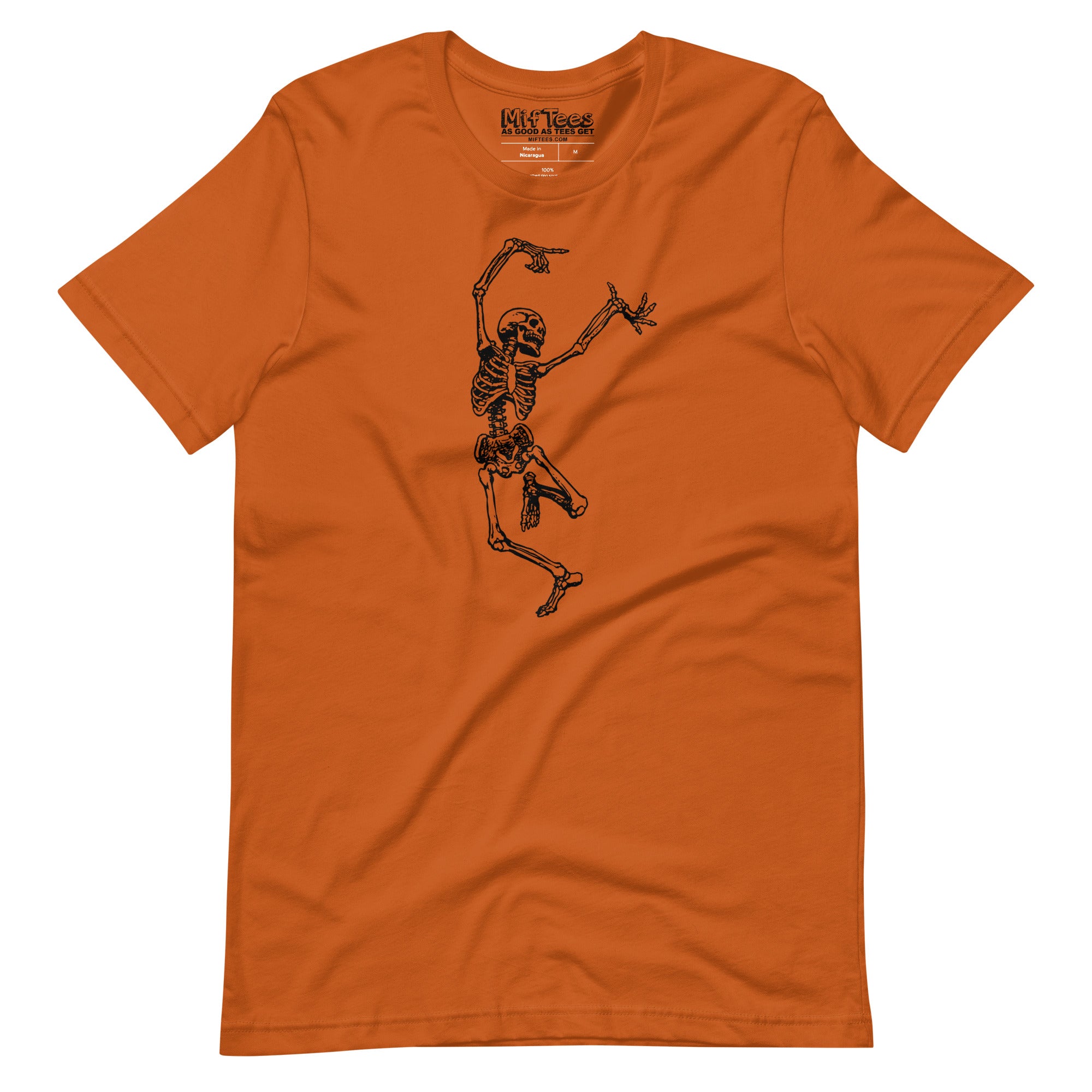 Left Dancing Skeleton Halloween T-Shirt