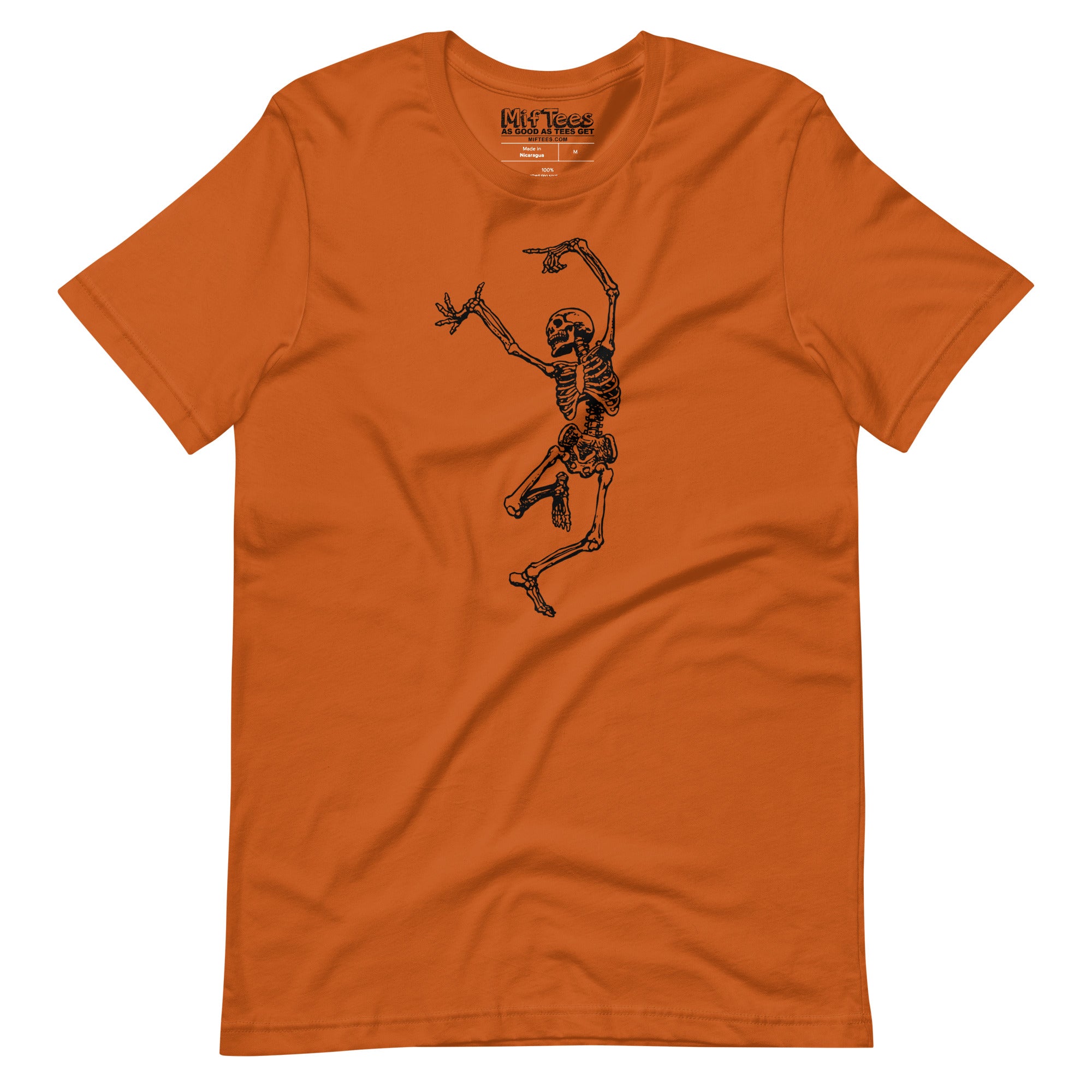 Right Dancing Skeleton Halloween T-Shirt