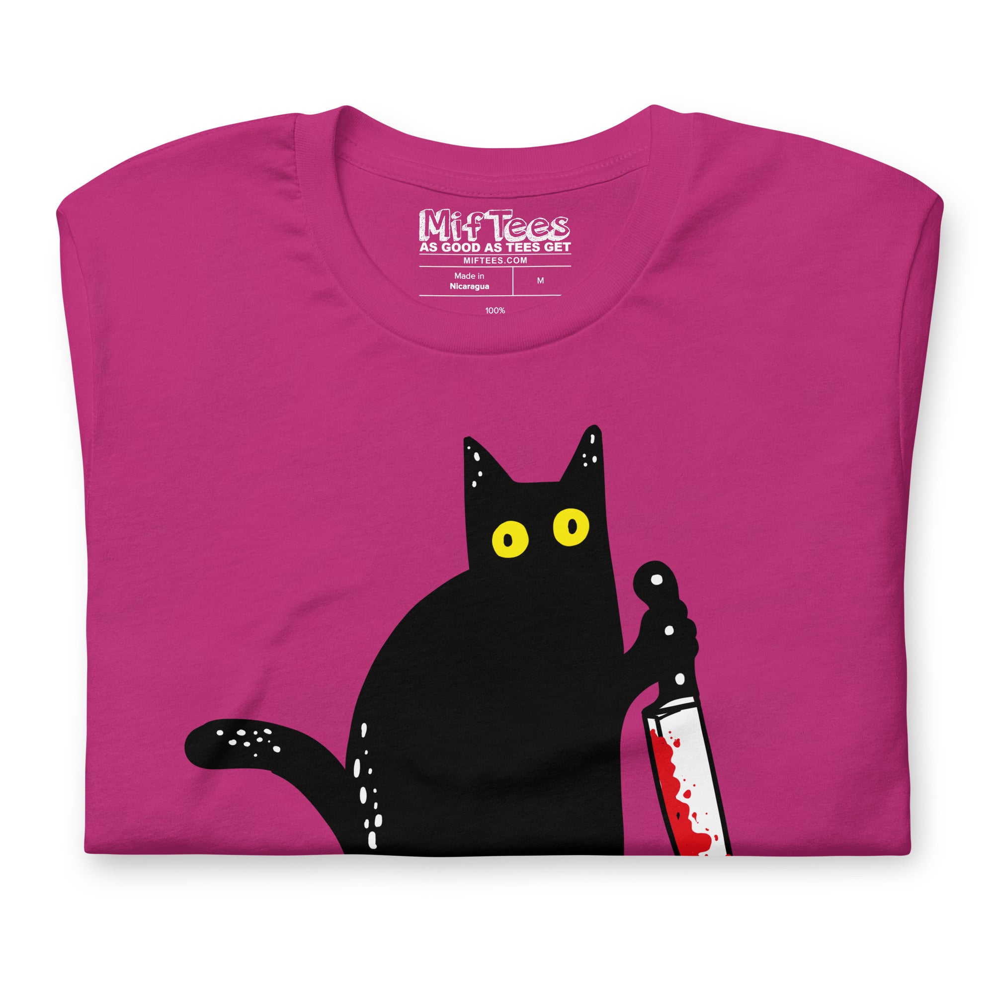 Murderous Black Cat t-shirt