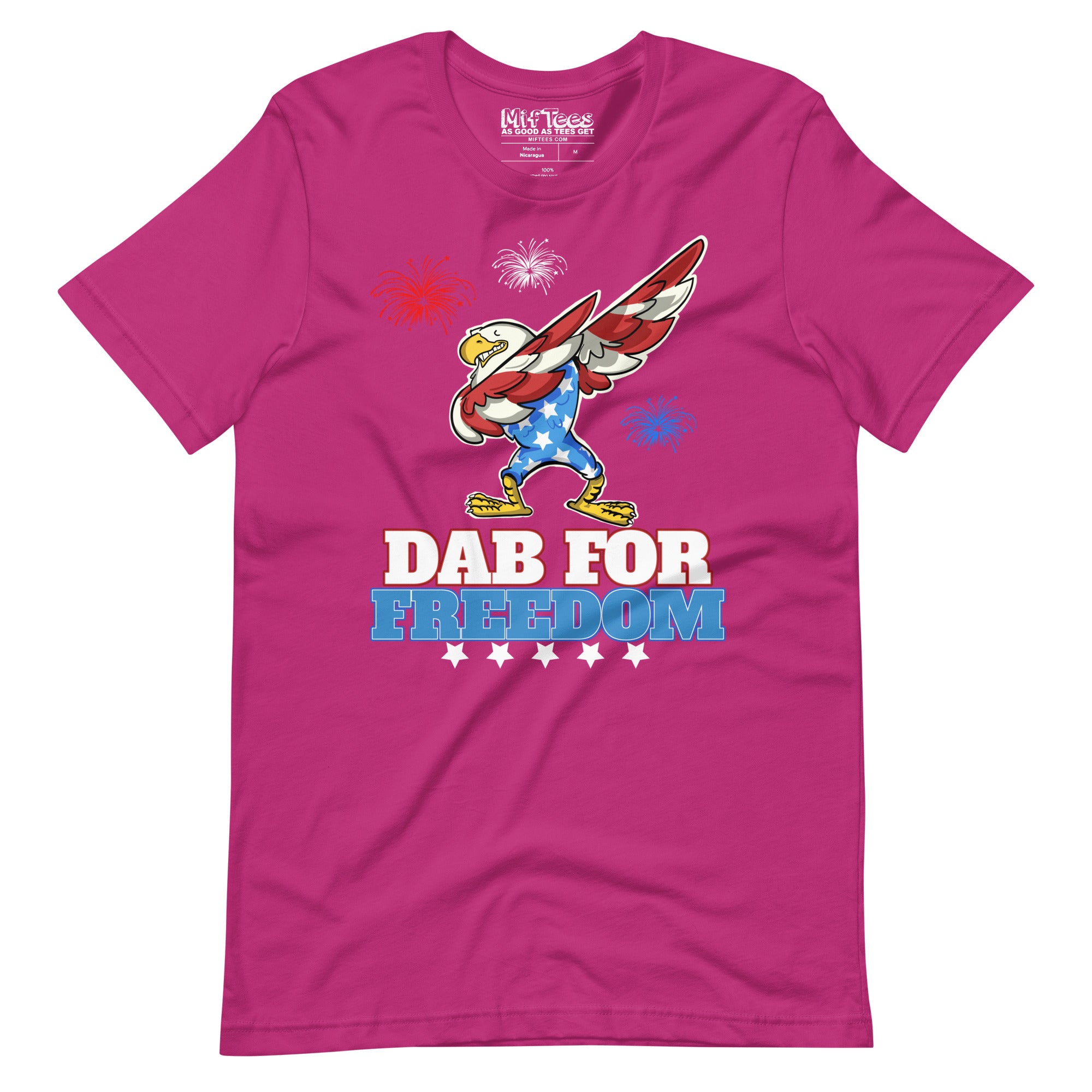 Patriotic Eagle Dab for Freedom t-shirt