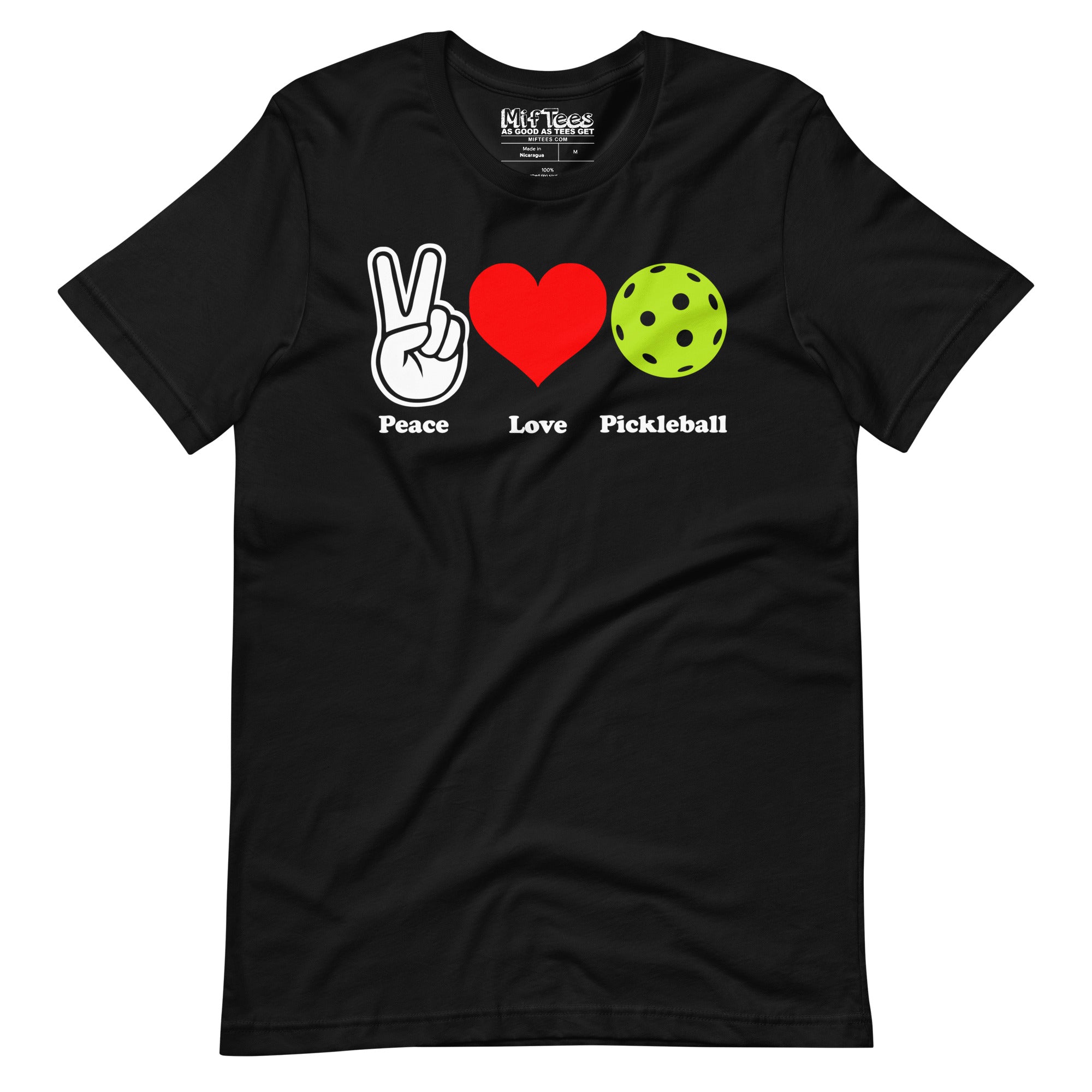 Peace Love Pickleball t-shirt