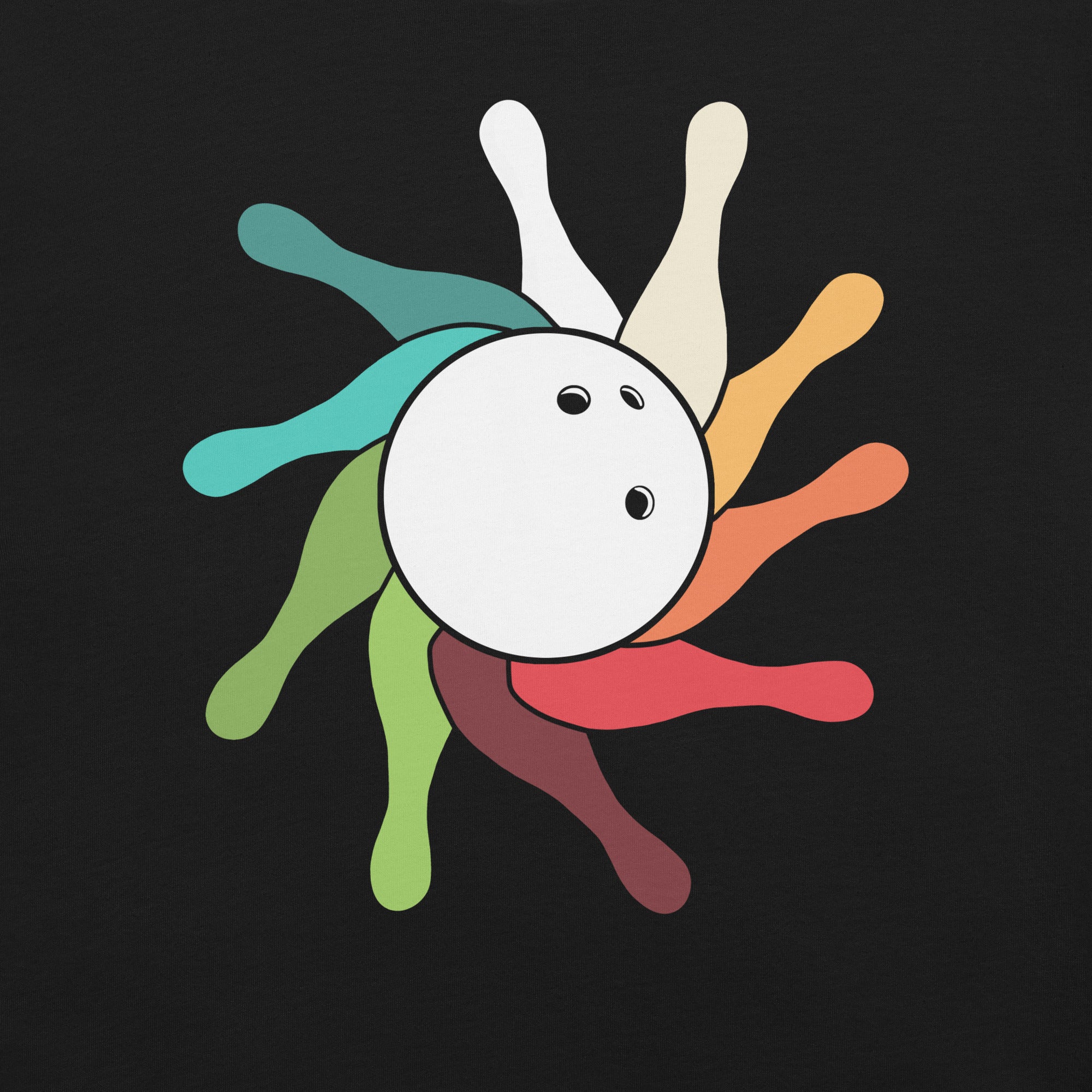 retro Bowling Pins t-shirt