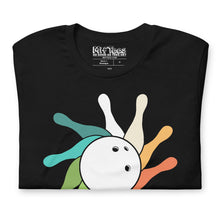 Load image into Gallery viewer, retro Bowling Pins t-shirt
