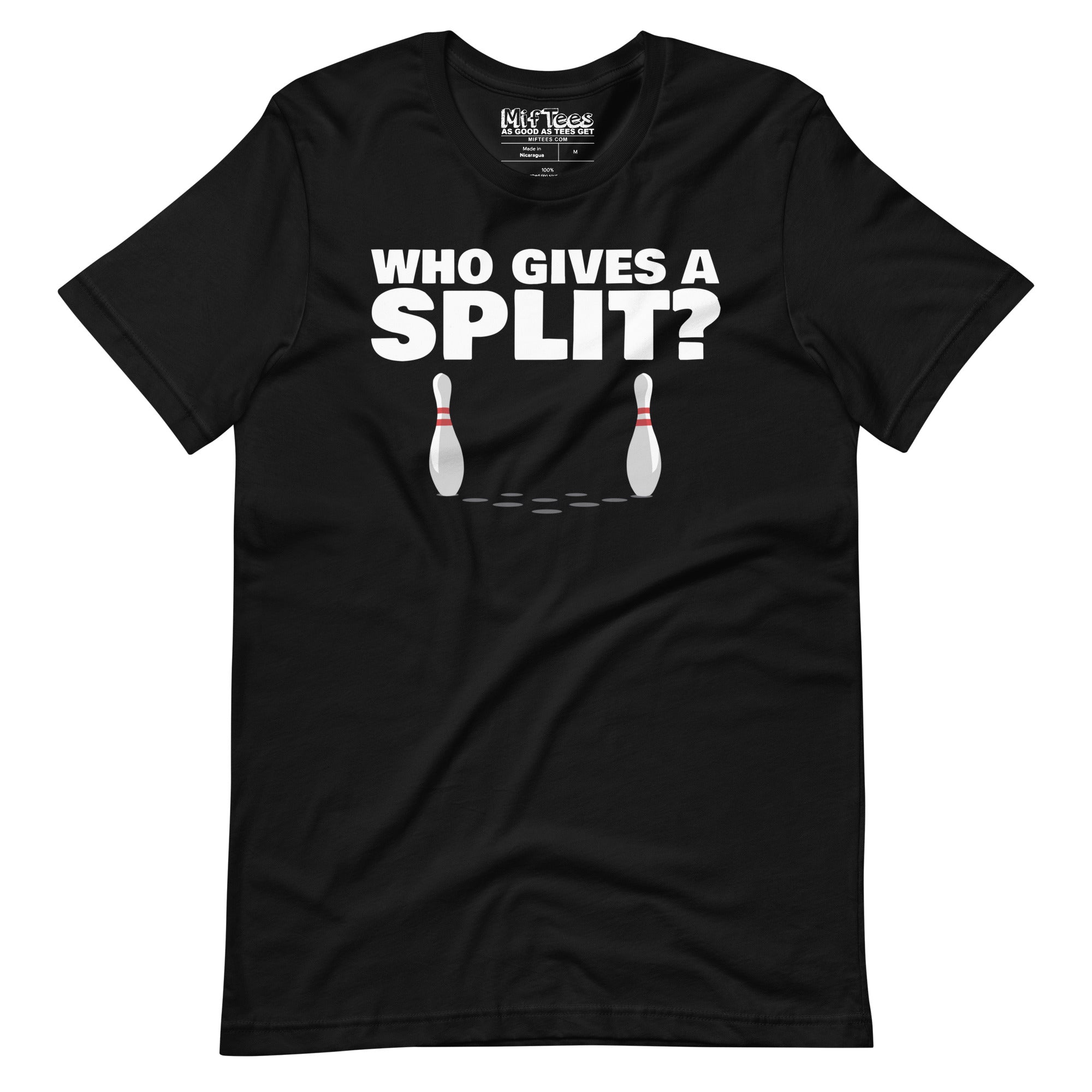 Who gives a Split Bowling t-shirt