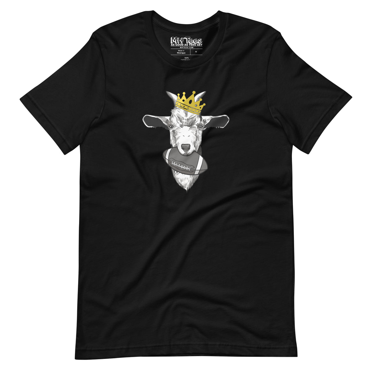 Fantasy Football GOAT with Crown t-shirt