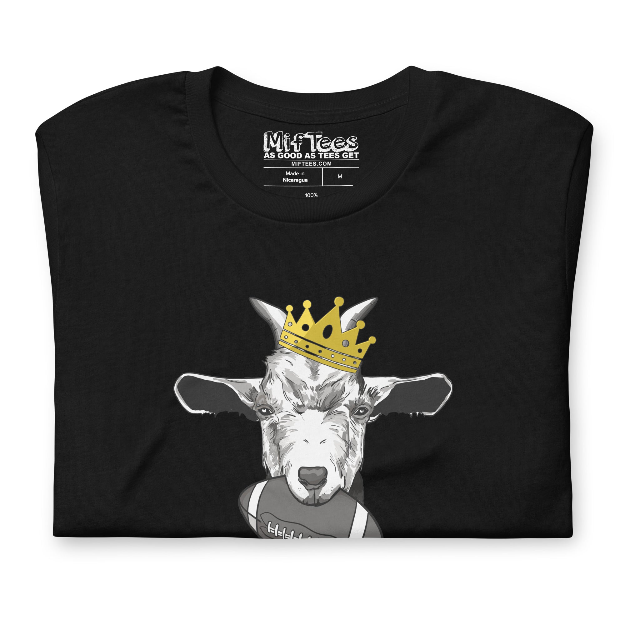 Fantasy Football GOAT with Crown t-shirt