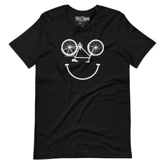 Smile cycling Bicycle Smiling Face T-Shirt