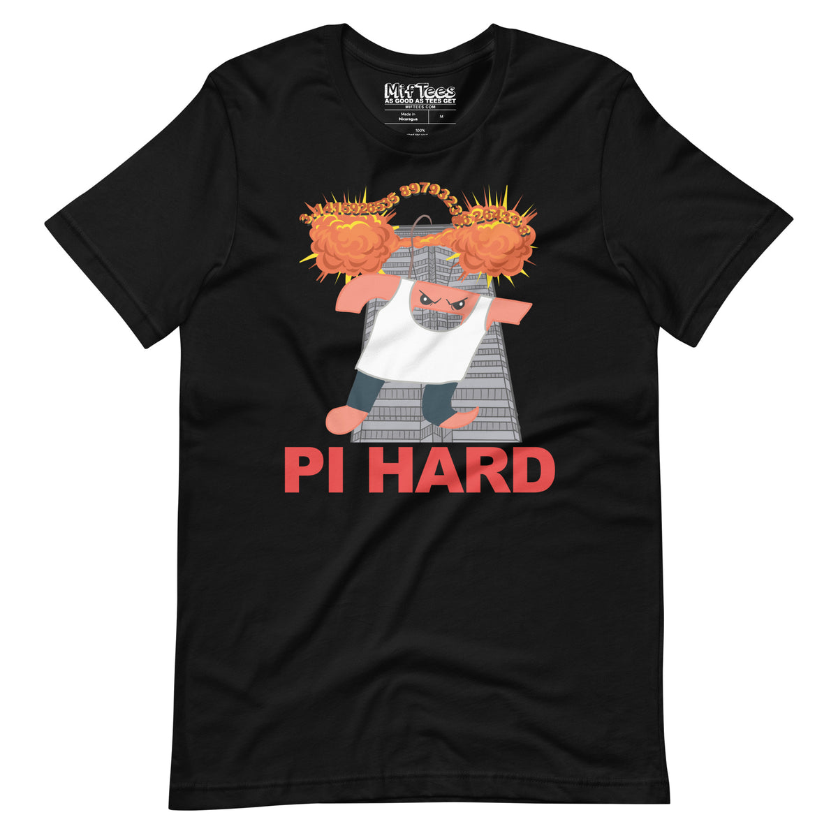 Pi Hard funny Pi Action movie Pi Hard T-Shirt