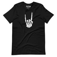 Skeleton Devil Hand Horn t-shirt