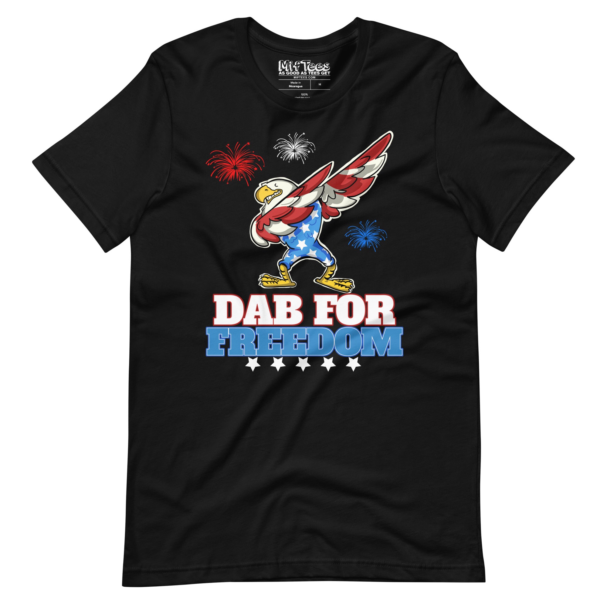 Patriotic Eagle Dab for Freedom t-shirt