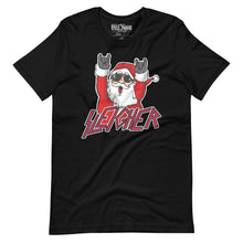 Load image into Gallery viewer, Metal Christmas Sleigher Santa t-shirt
