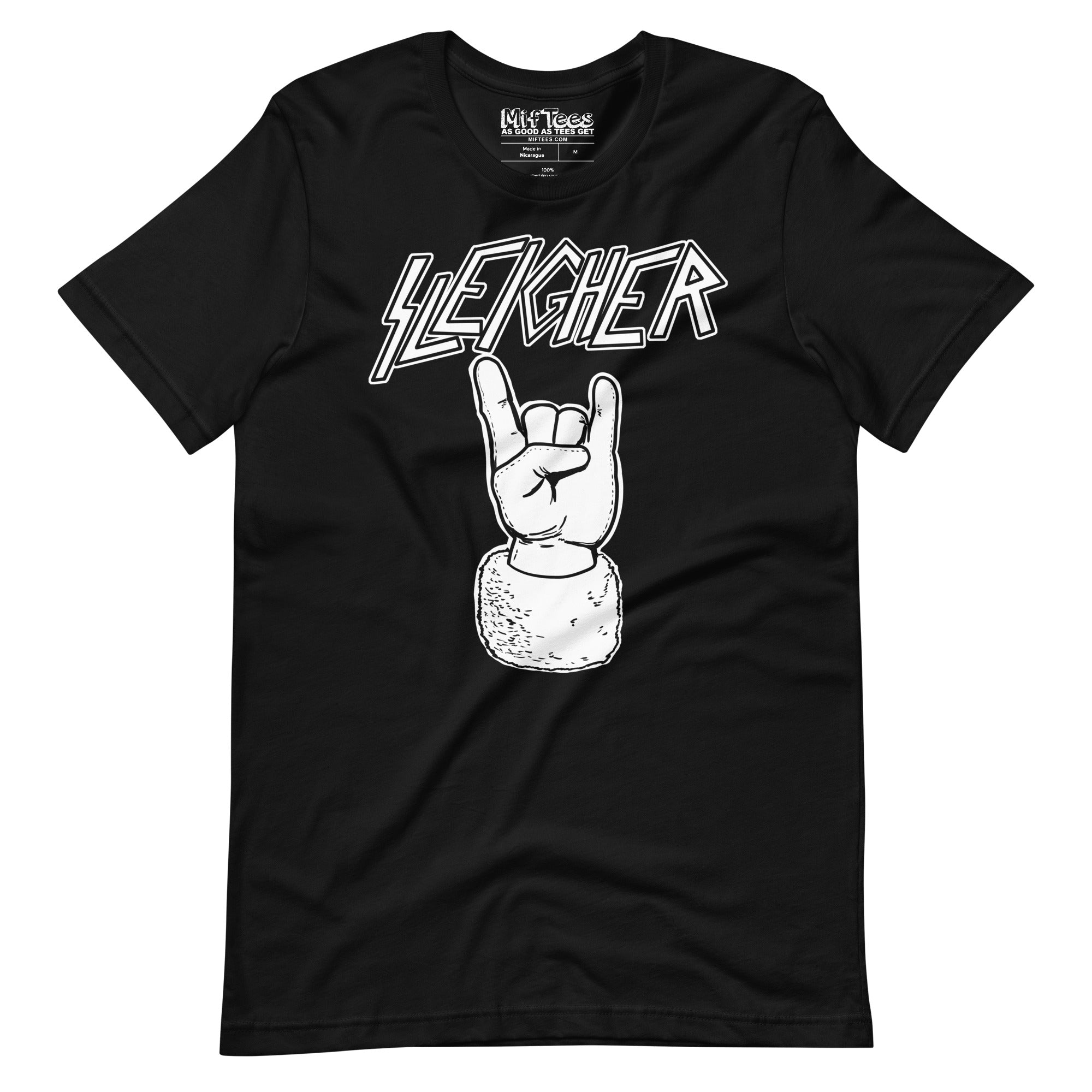 Sleigher Santa Devil Horns t-shirt