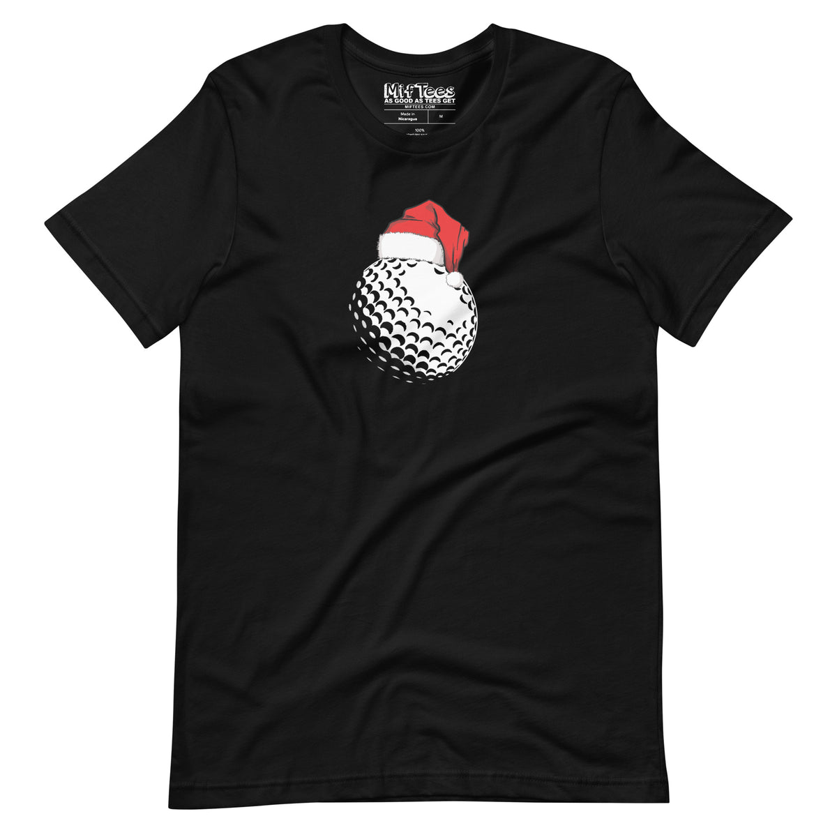 Santa Hat Golf Ball t-shirt