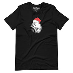 Golf Ball with Santa Hat t-shirt