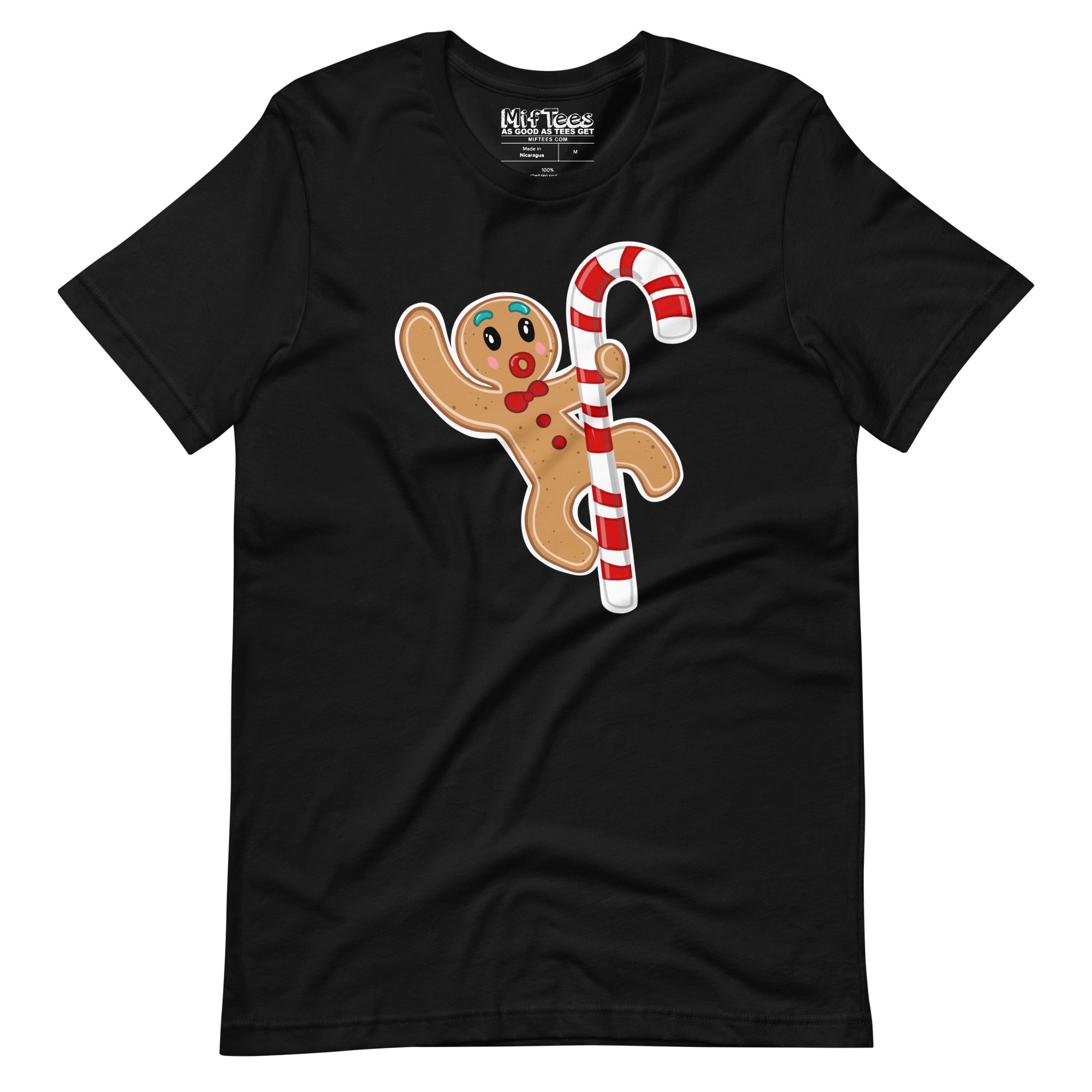 Candy Cane Dancer Gingerbread Man t-shirt