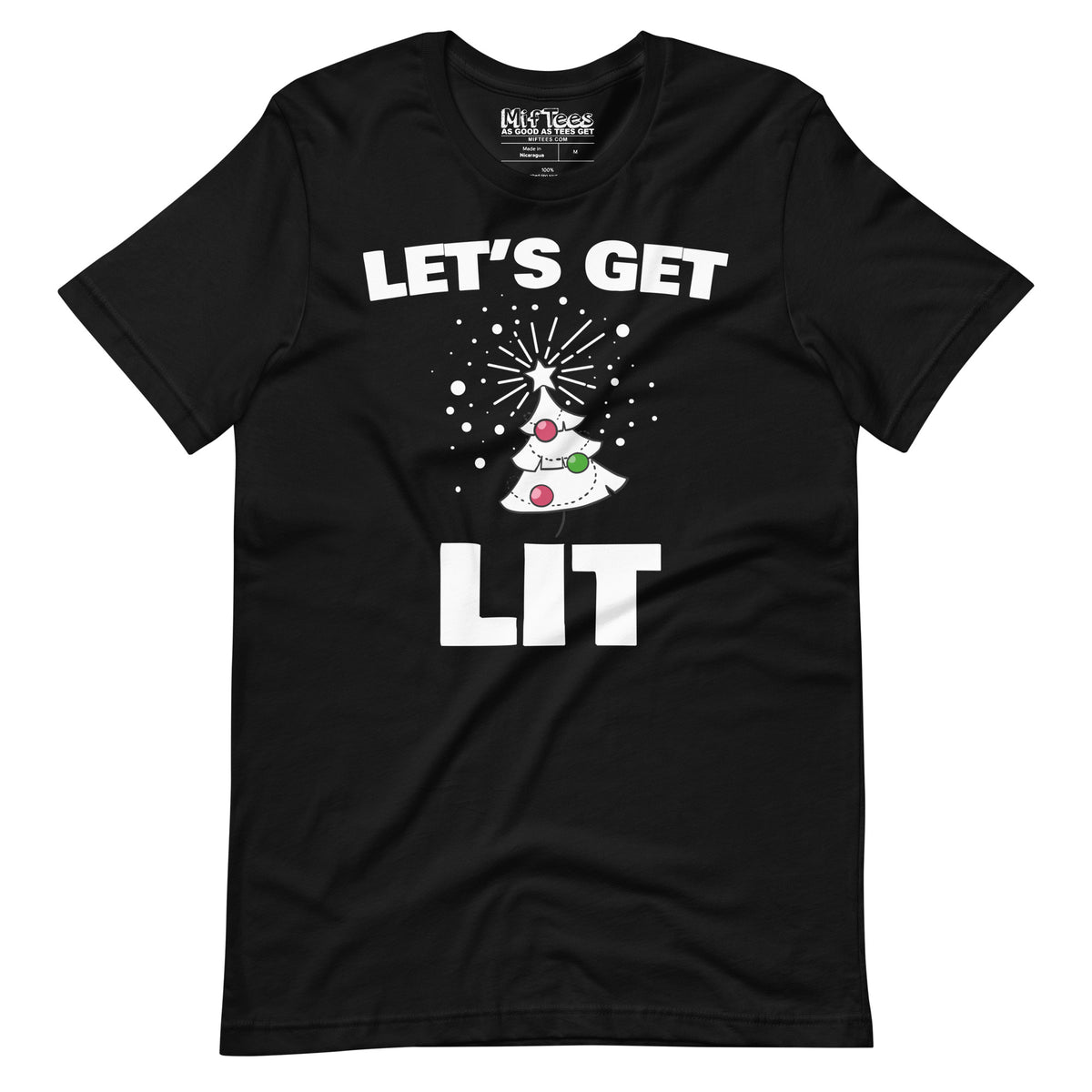 Let’s Get Lit Christmas Tree t-shirt