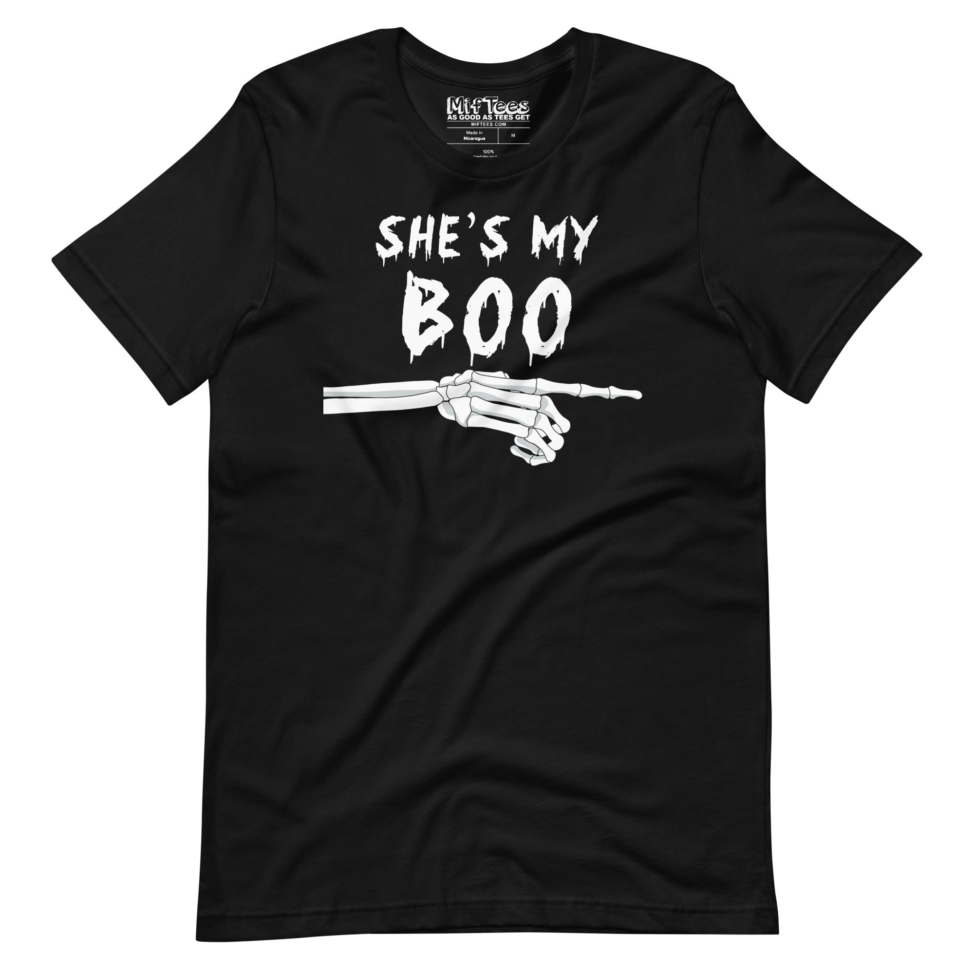 She's My BOO Funny Halloween Couple's T-Shirt