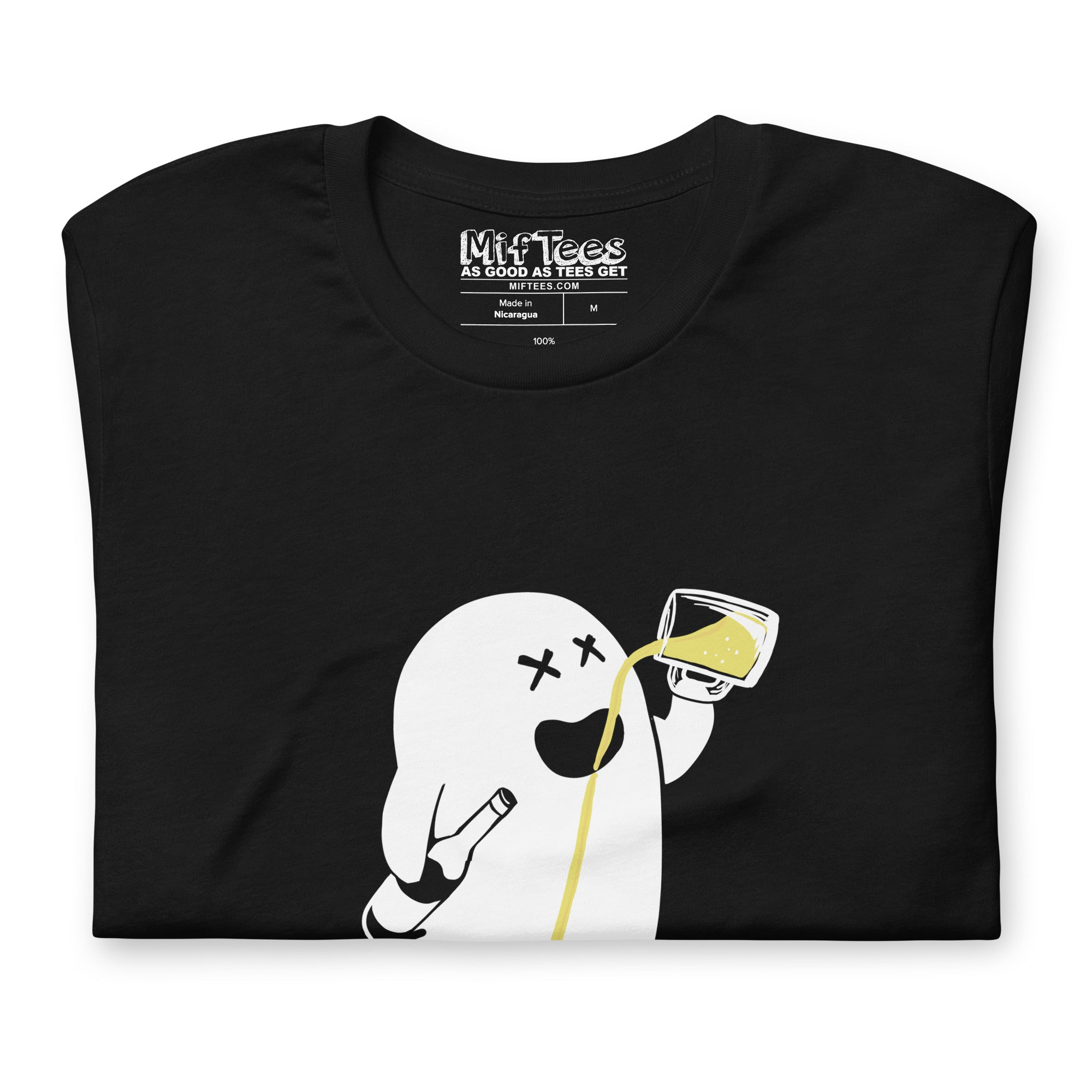 I Can't Hold My Booze Funny Ghost T-Shirt