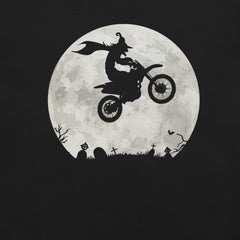 Witch Riding a Dirtbike Halloween t-shirt